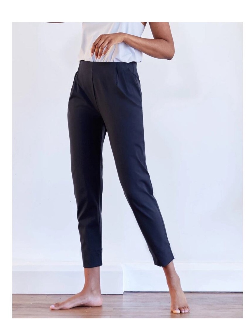 Aday Turn It Up Pants Women’s Med Midnight Blue Pull On Corpcore Athleisure - Picture 11 of 11